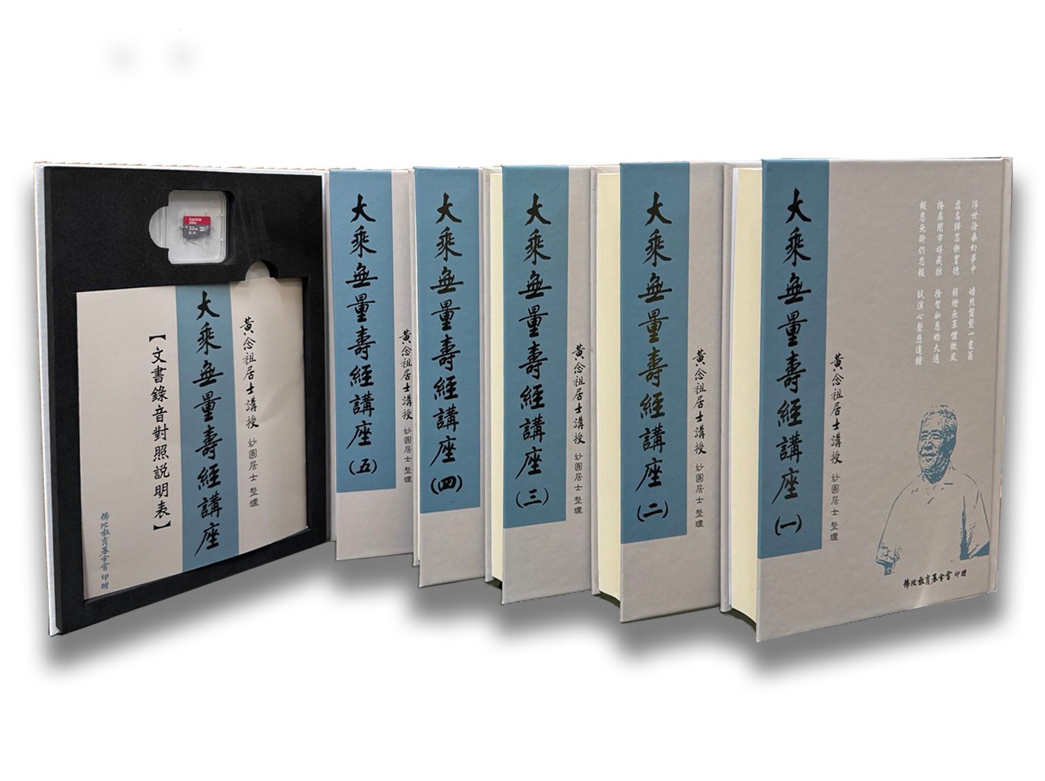 黃念祖居士講授的《大乘無量壽經講座》，由佛陀教育基金會出版的繁體直排文書版、錄音卡合集套裝， 將於近日印行流通 ，有興趣者可向佛陀教育基金會申請。